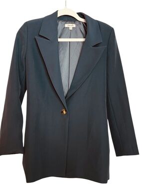 Shades of Rose Lined Single-Button Blazer